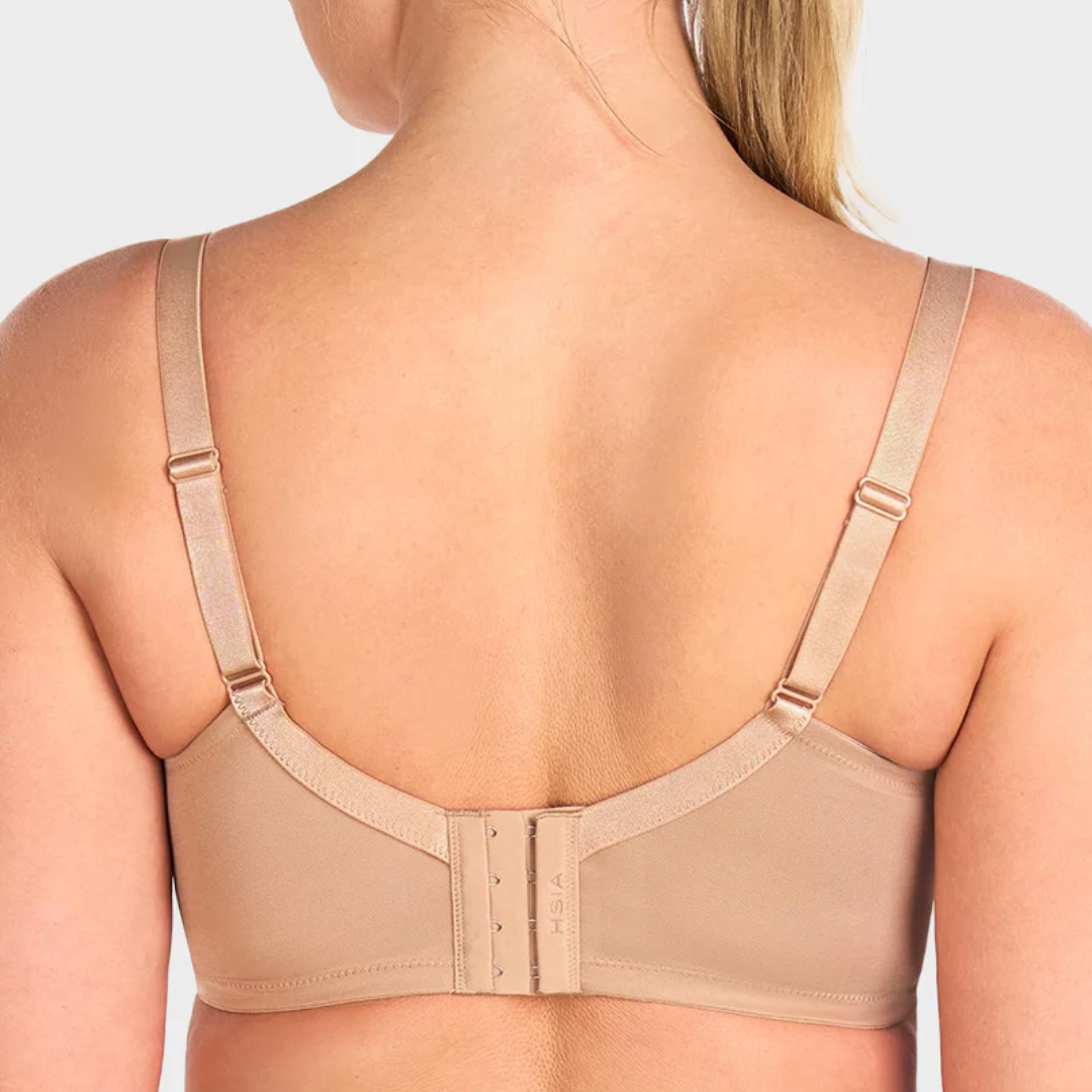 Plus-Size Pearl Shimmer Lace Minimizer Bra